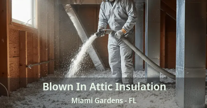 Blown In Attic Insulation Miami Gardens - FL