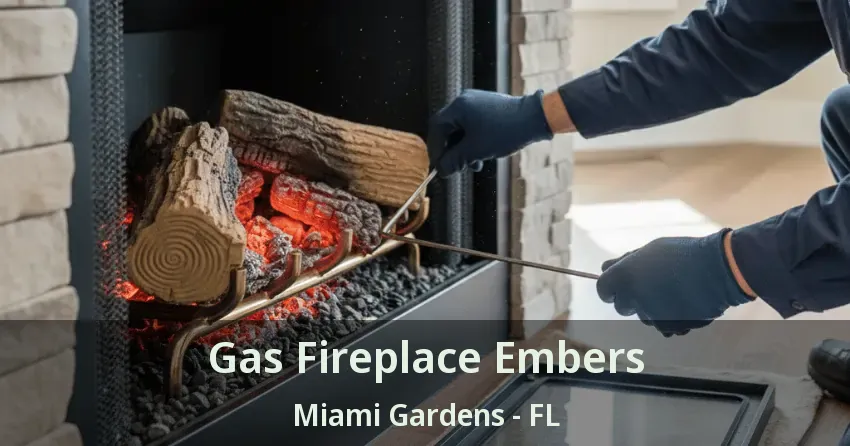 Gas Fireplace Embers Miami Gardens - FL
