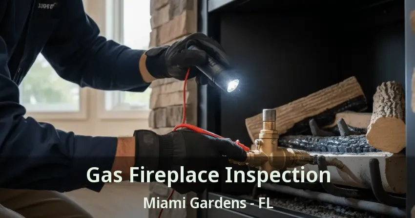 Gas Fireplace Inspection Miami Gardens - FL