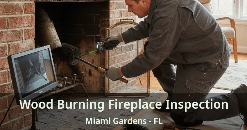 Wood Burning Fireplace Inspection Miami Gardens - FL